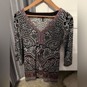 WHBM tunic size small with pink detail so flattering